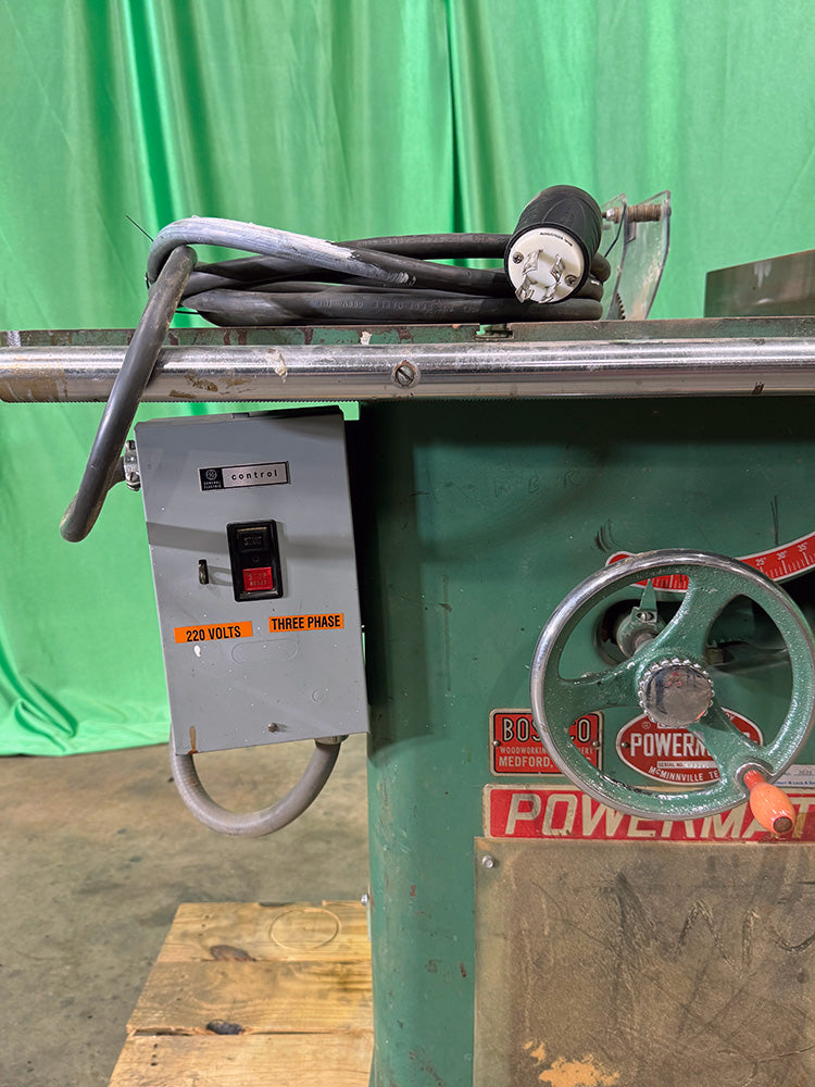 Used Powermatic Model 65 10" Tilting Arbor Table Saw