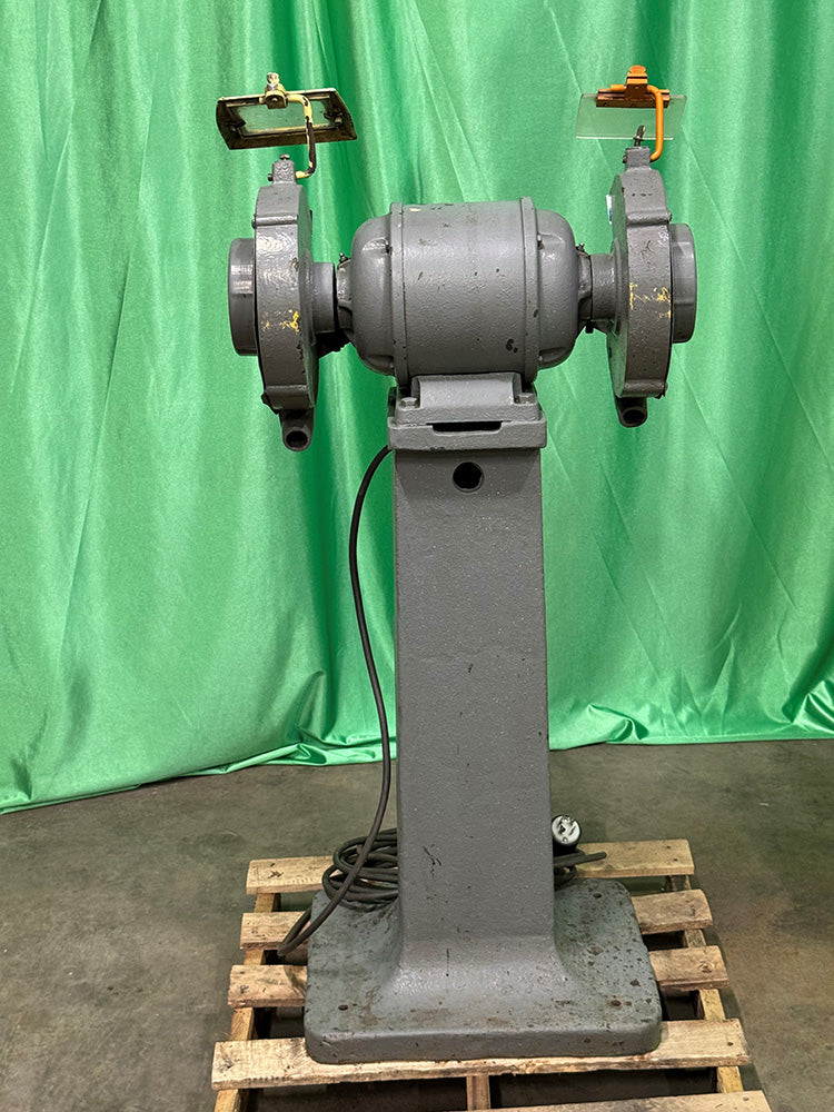 Used Queen City MD# 3-F Pedestal Grinder