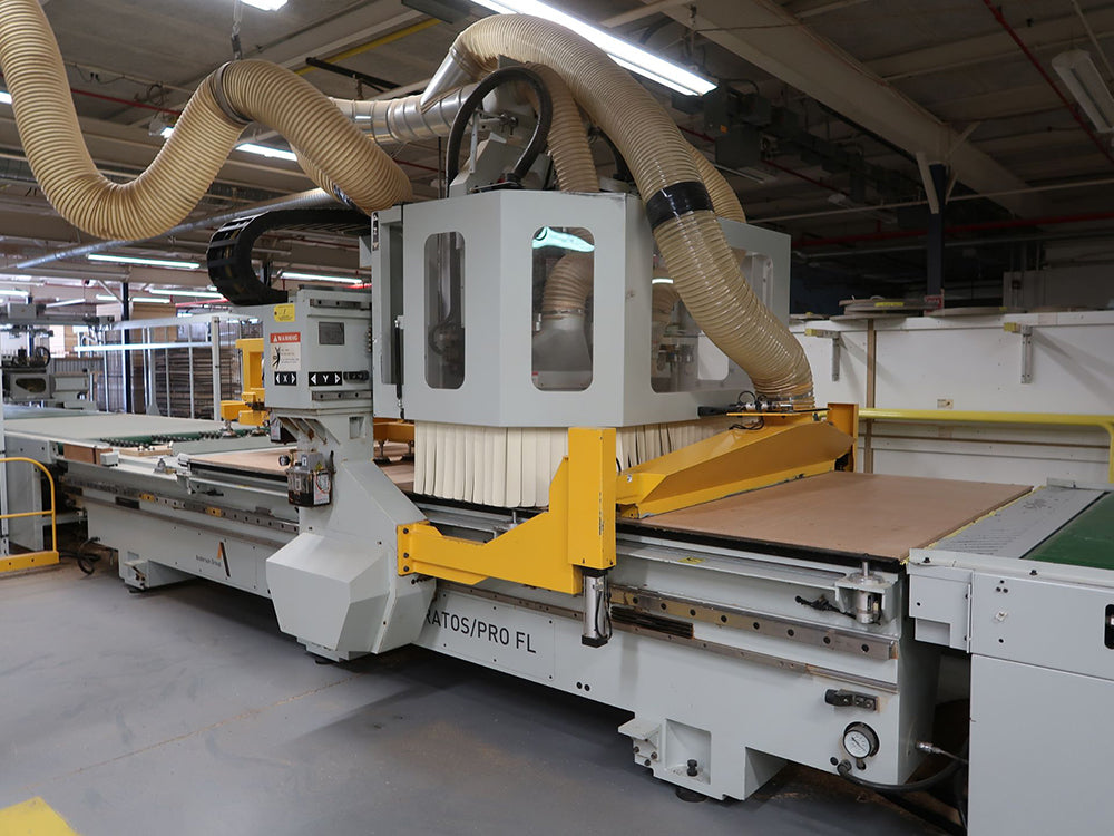 Used 2017 Anderson Technology Bridge Type CNC Router Model Stratos/Pro FI
