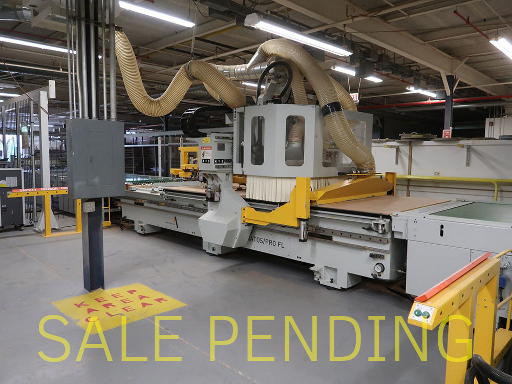 Used 2017 Anderson Technology Bridge Type CNC Router Model Stratos/Pro FI