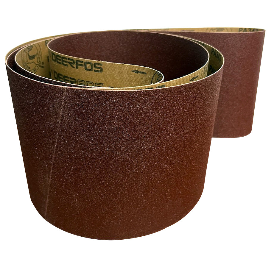 Rehnen SK2 Sanding Belt available in 80, 100, 120, and 150 grits