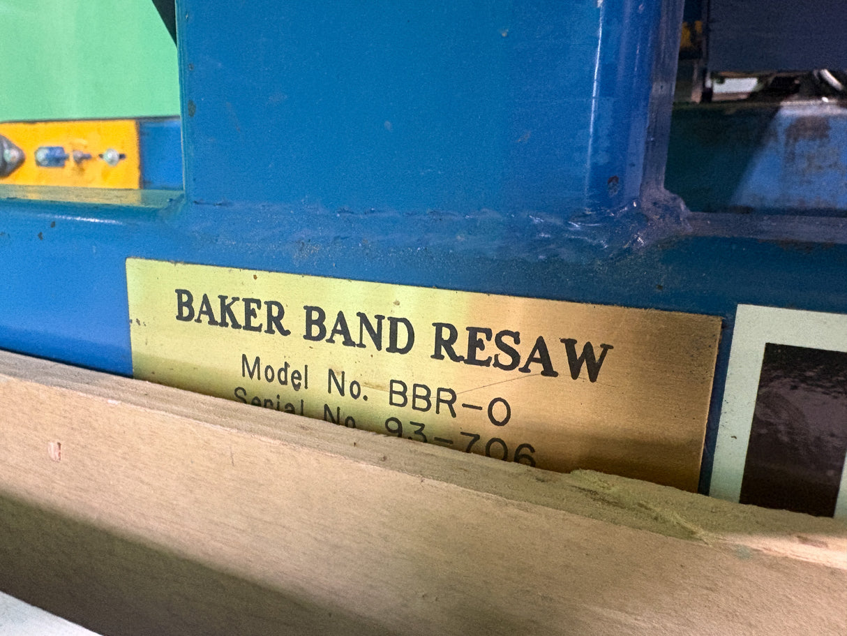 Used Baker Band Resaw