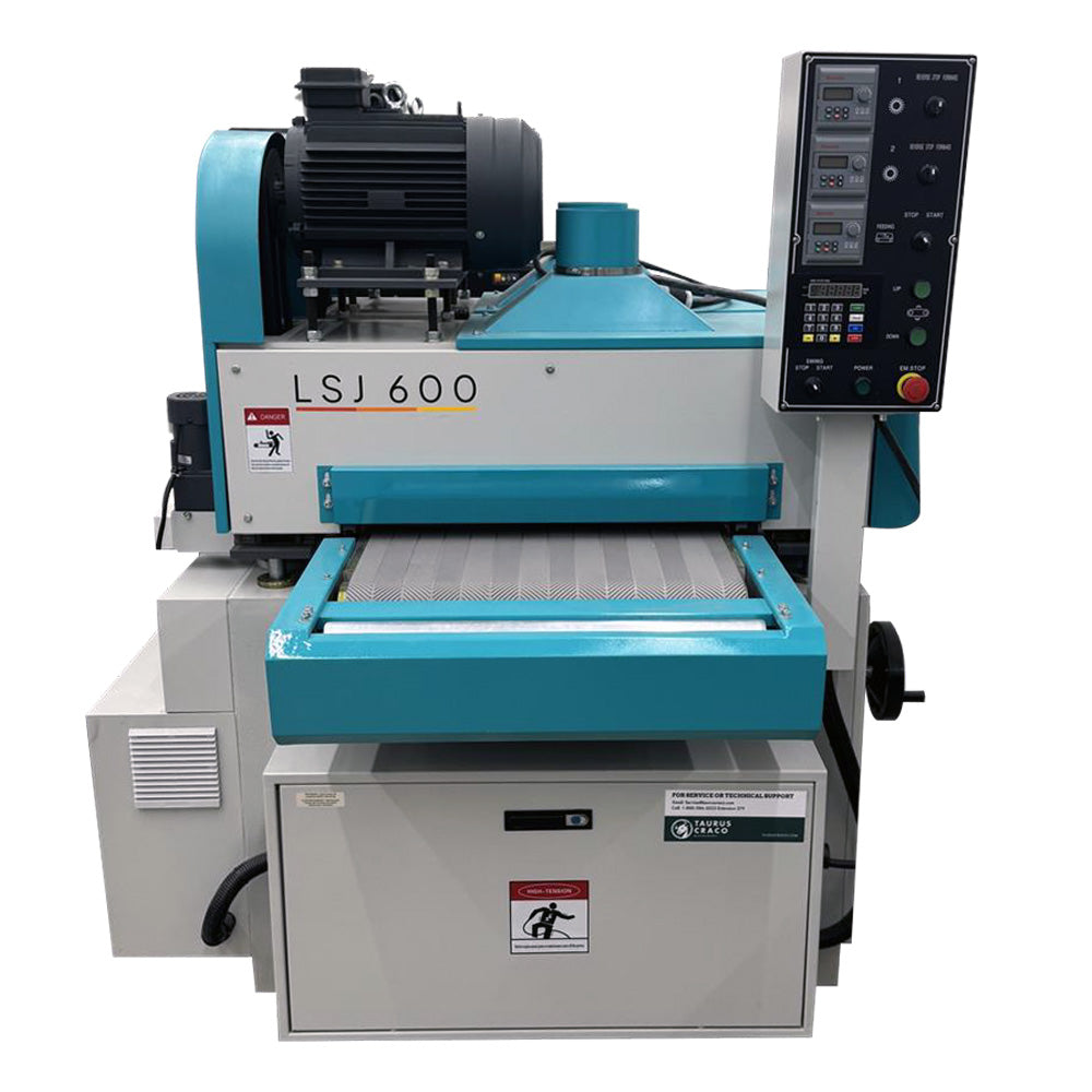 Boss LSJ 600 RR 2-Head Wire Brush Machine