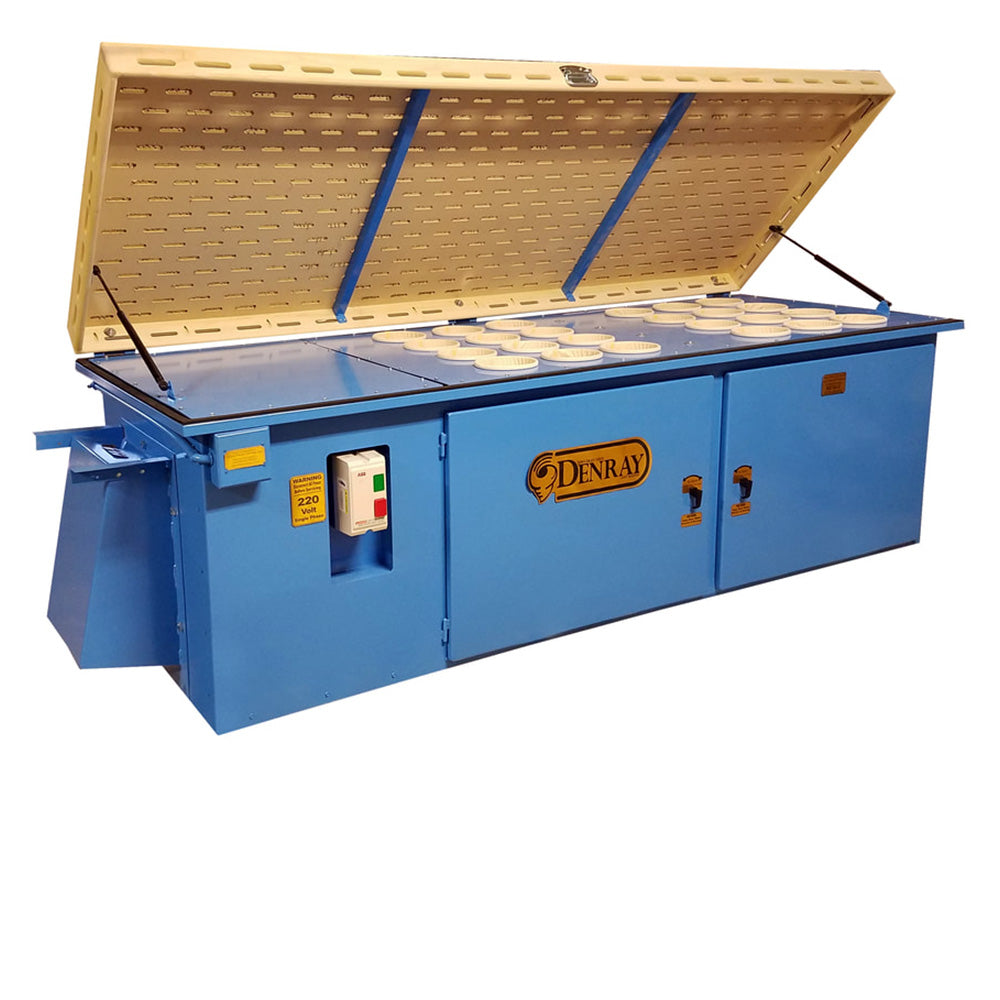 Denray Model 3696 Tube Filtration Downdraft Table