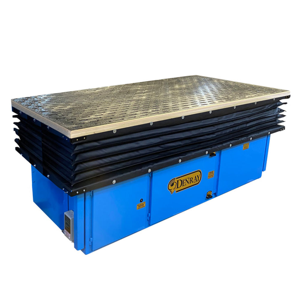 Denray Model 4896LP (Low Profile) Cartridge Filtration Downdraft Table