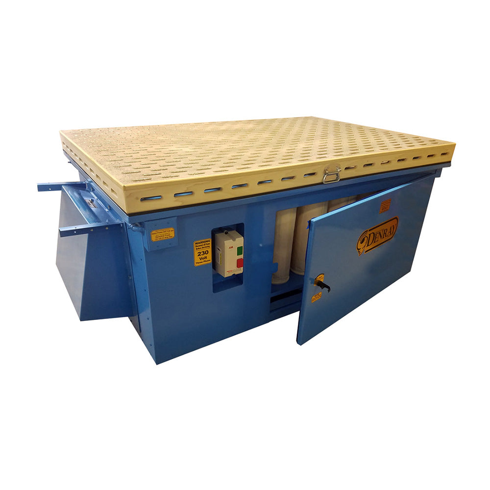 Denray Model 7200 Tube Filtration Downdraft Table
