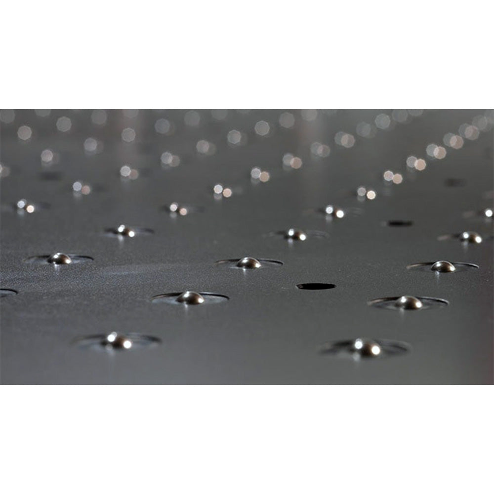 Lighten the load for your operators with air floatation tables for easy material handling.