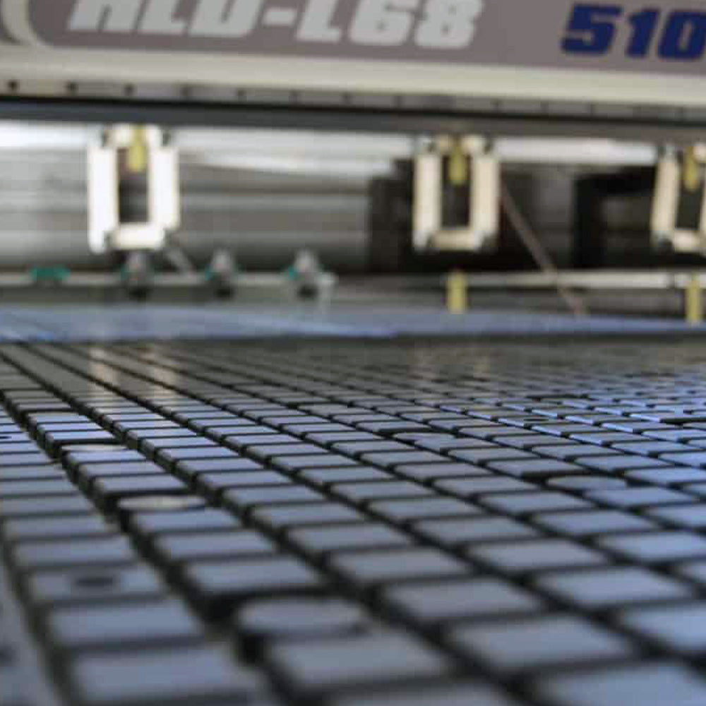 Grid Vacuum Table Surface