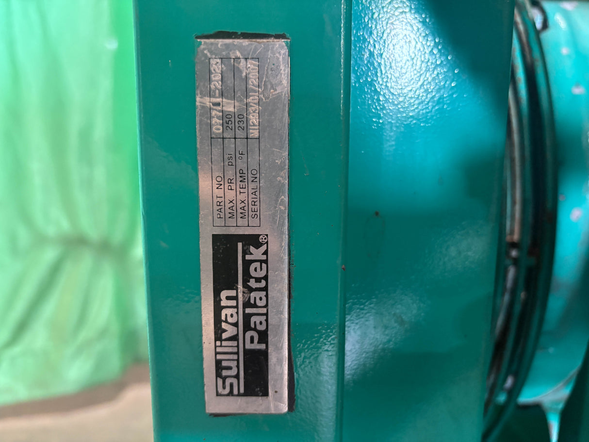 Used 2007 Sullivan Palatek D4-25 VFD Screw Air Compressor
