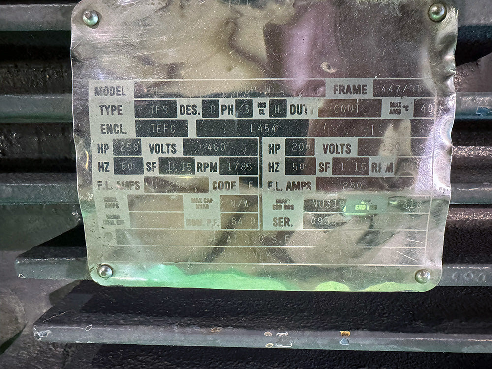 Used 250 HP Electric Motor