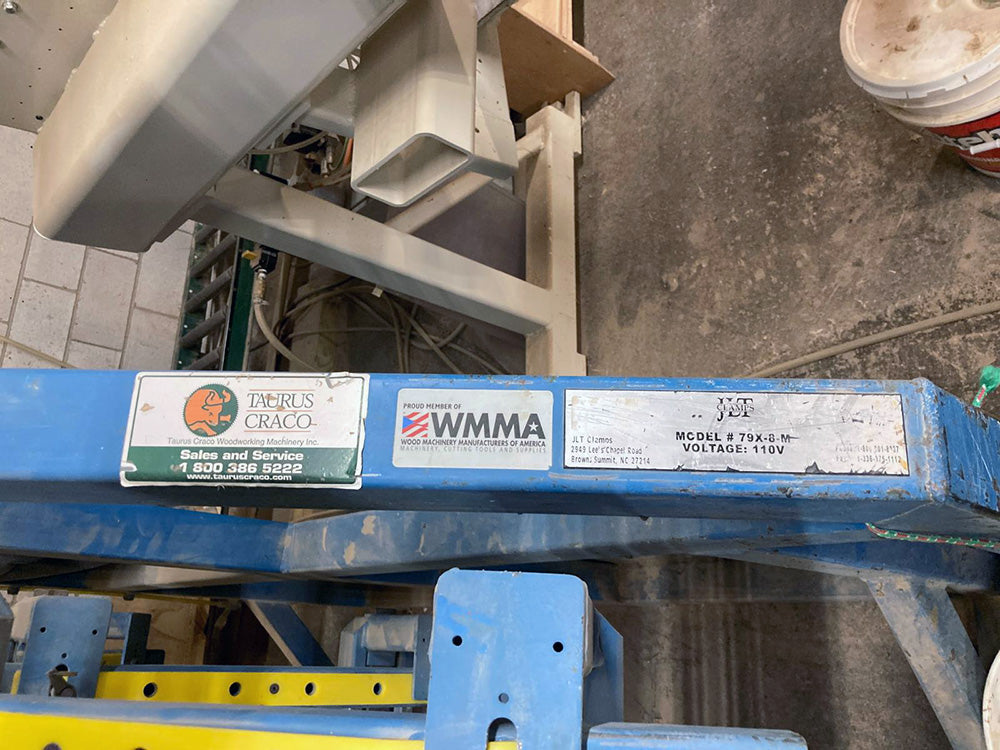 Used JLT Rotary Clamp Rack 79X-8-M 8-Section Miter Door Pro