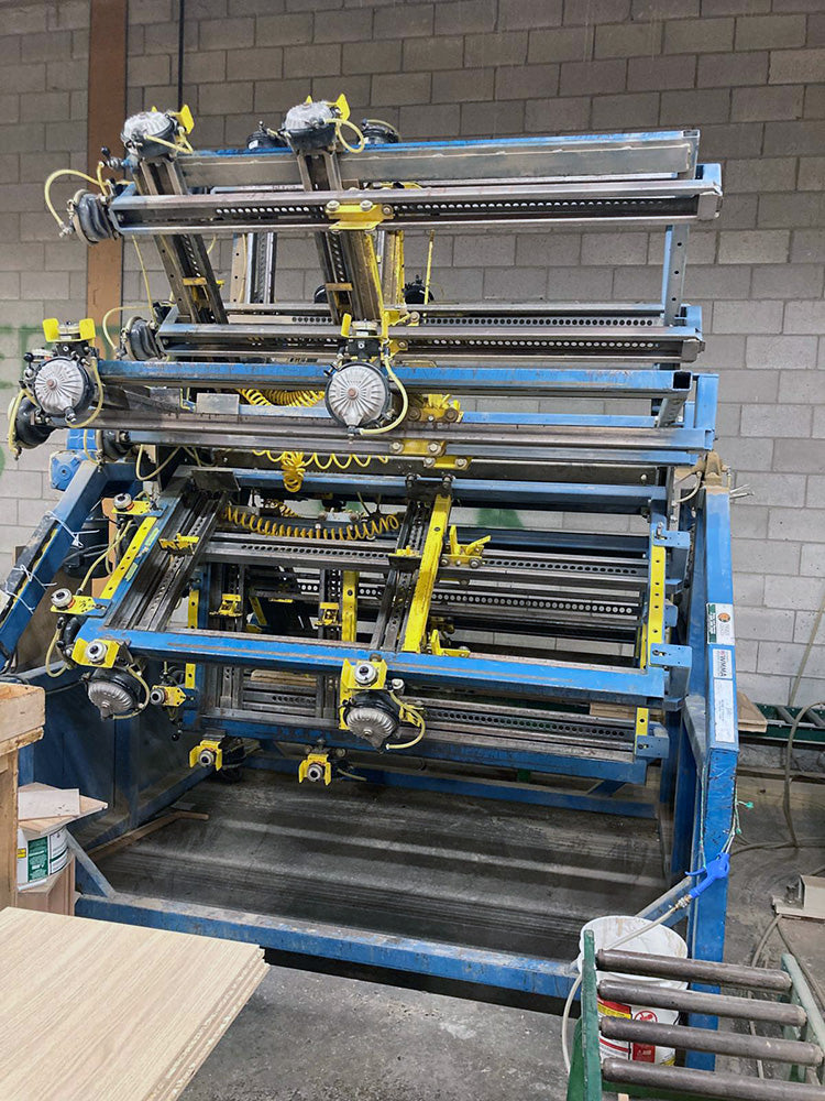 Used JLT Rotary Clamp Rack 79X-8-M 8-Section Miter Door Pro