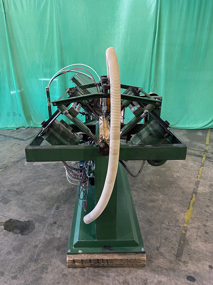 Used Nichols Hopper Fed Cleat Block Machine