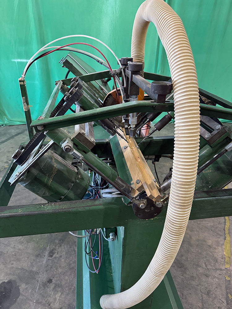 Used Nichols Hopper Fed Cleat Block Machine