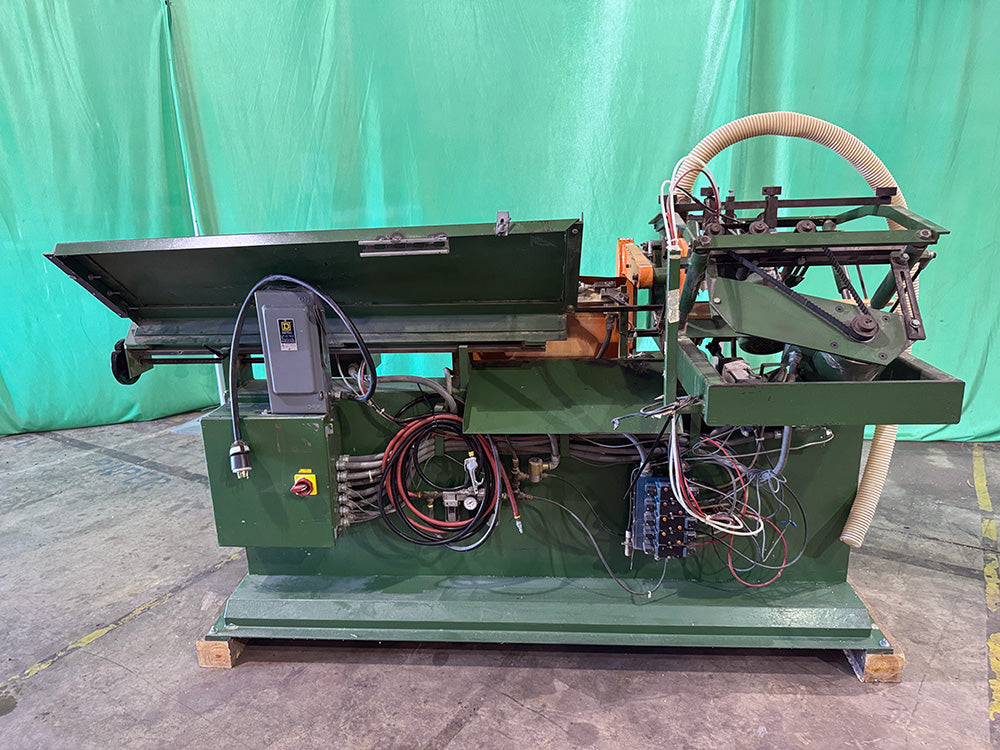 Used Nichols Hopper Fed Cleat Block Machine