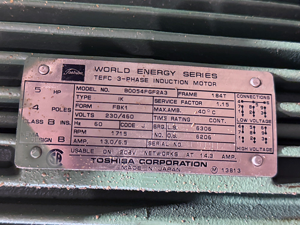 Used Oakley H-648 Edge Sander Serial 4872