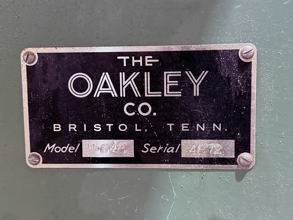 Used Oakley H-648 Edge Sander Serial 4872