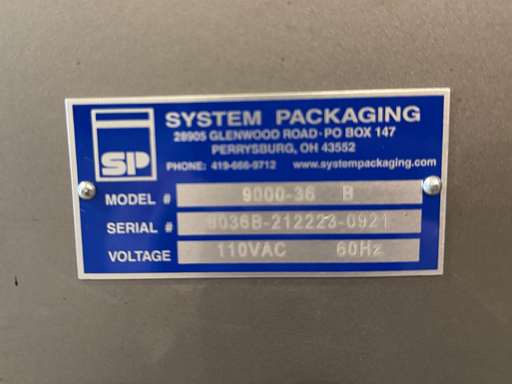 Used System Packaging Model 9000-36 B Packaging Machine