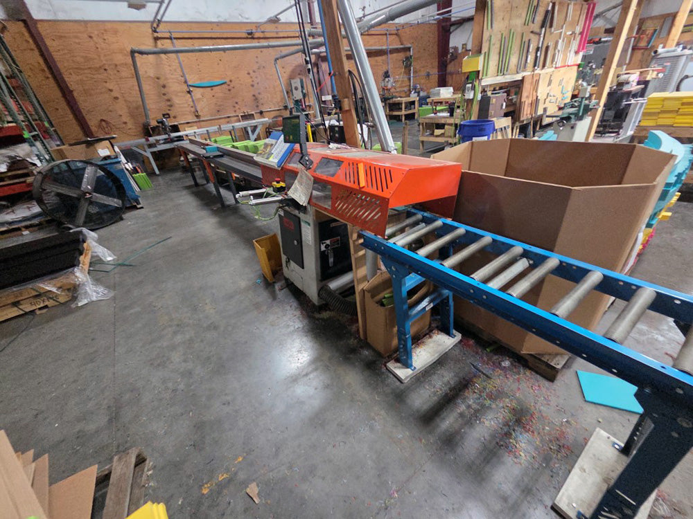 Used Cantek PCS-18 Upcut Saw with Tigerstop