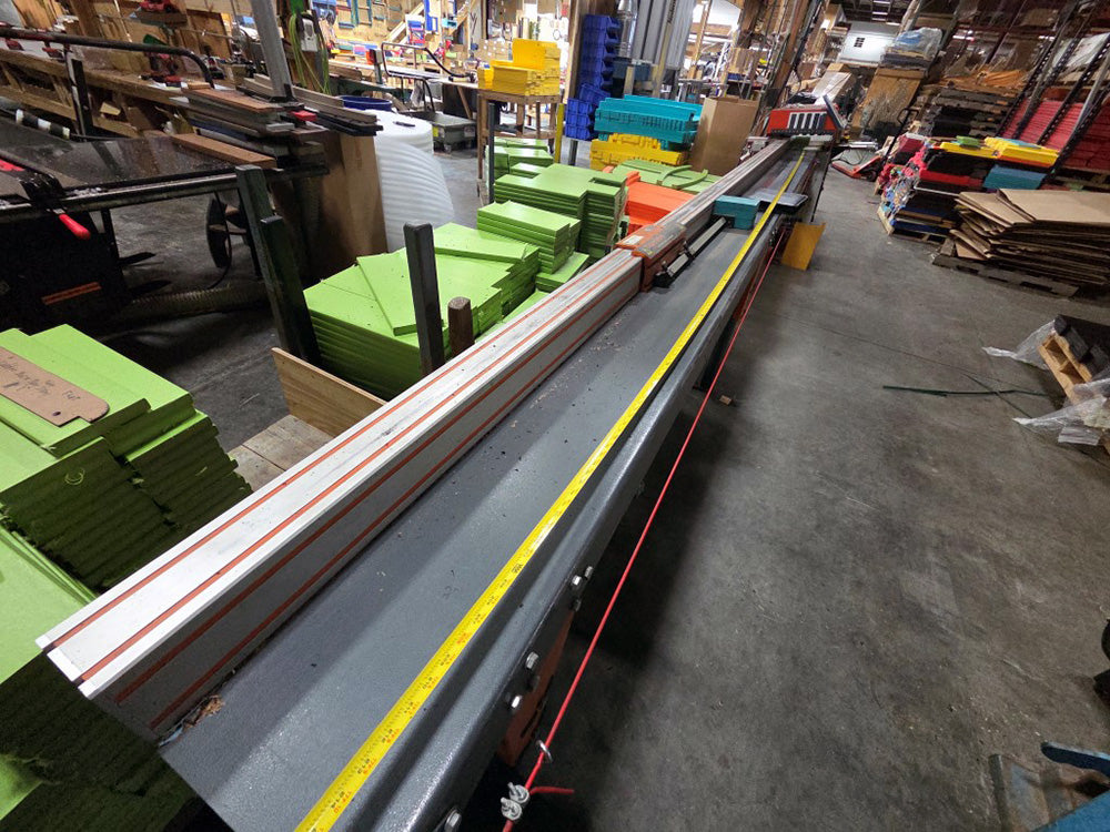 Used Cantek PCS-18 Upcut Saw with Tigerstop