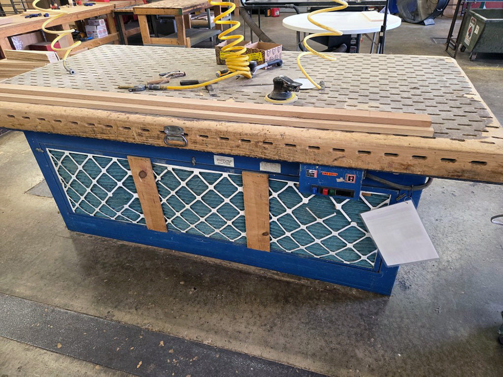 Used Denray Downdraft Table