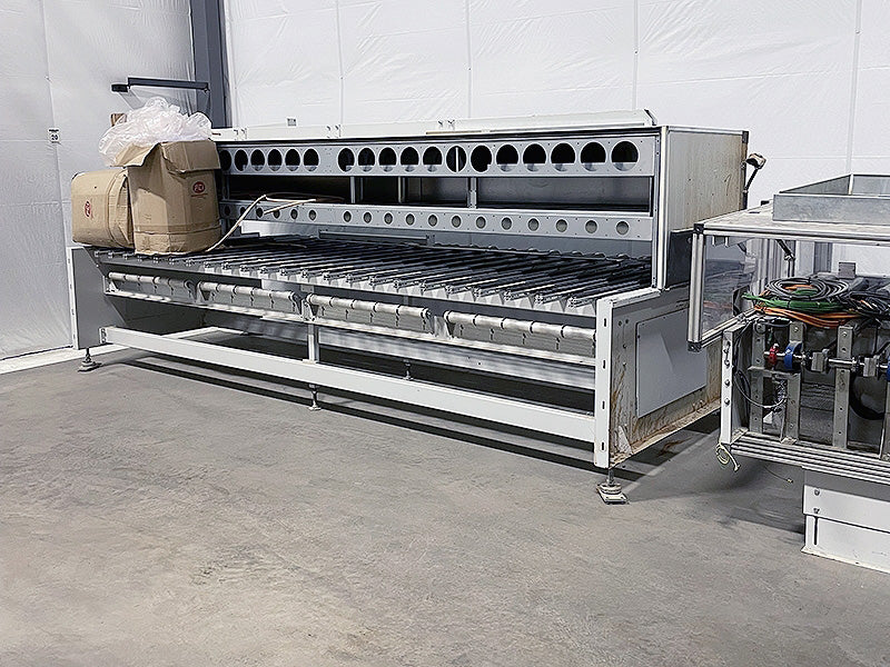 Used VENJAKOB "VENFLOW" STAINING LINE AND FLOW COATING MACHINE (2015)