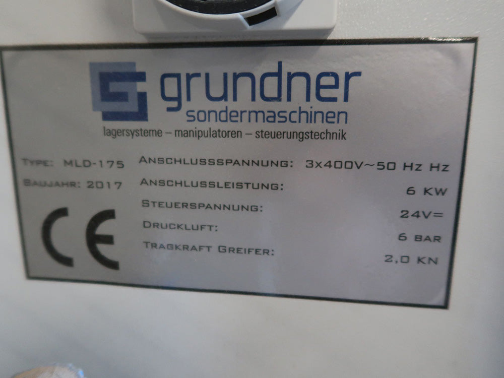 Used 2017 Grundner Storage and Retrieval system