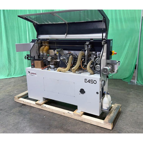 Used 2022 Casadei E450 PM Automatic Edgebander (with Vertical Radius End Trim)