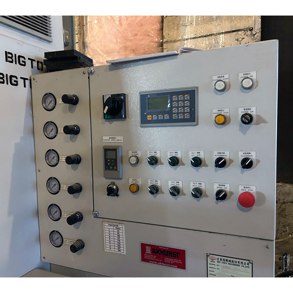 Used 2010 Cantek/BigToyo Sprayer/ Graco Airless Refit Linear Spray Line