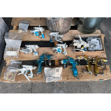 Used Lot of Kremlin (Sames) Spray Guns, Hoses and Tanks