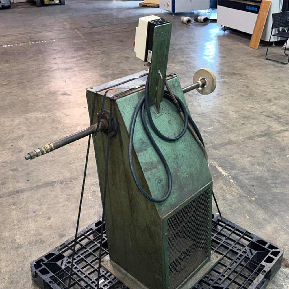 Used Progress P-200 Dual Arm Spindle Sander/Polisher