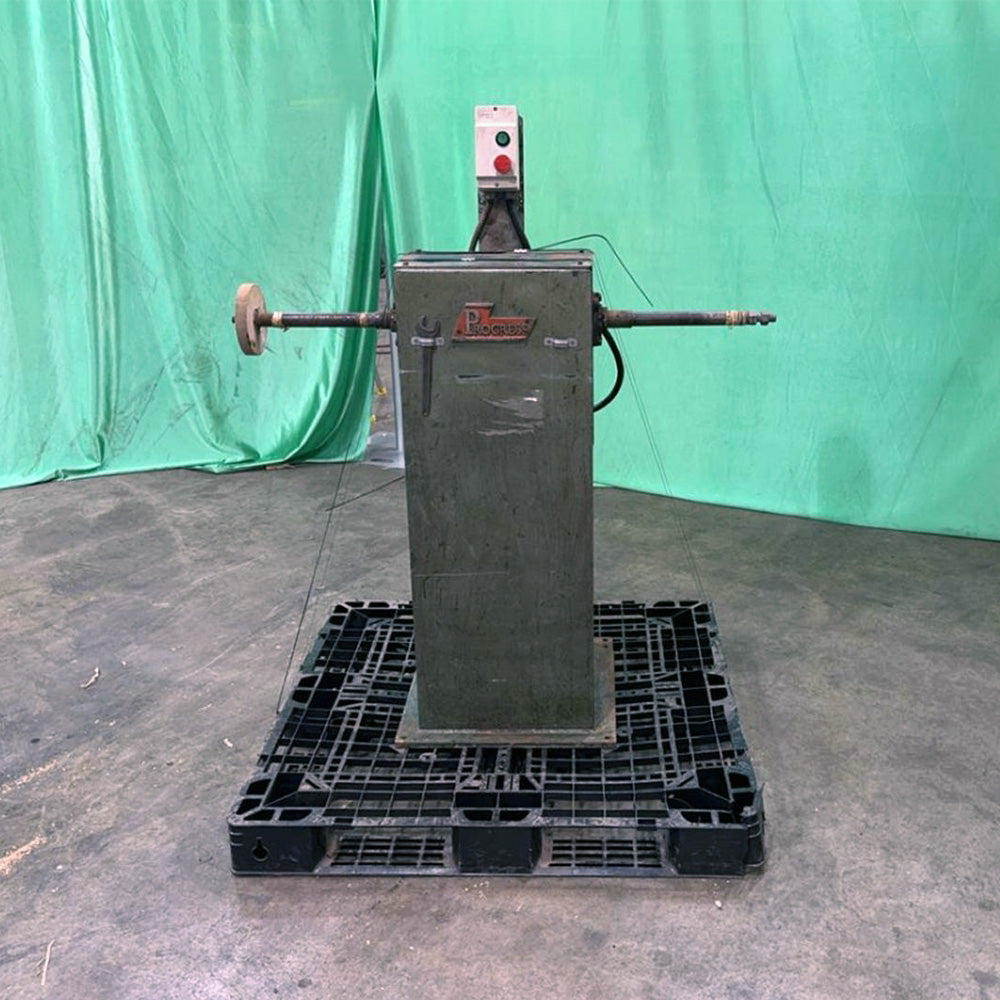 Used Progress P-200 Dual Arm Spindle Sander/Polisher