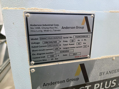 Used Anderson CNC Router - Exxact Plus Duo TC2