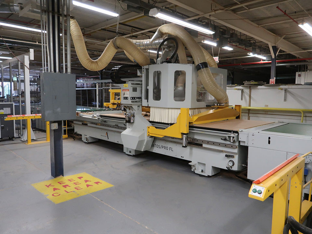 Used 2017 Anderson Technology Bridge Type CNC Router Model Stratos/Pro FI