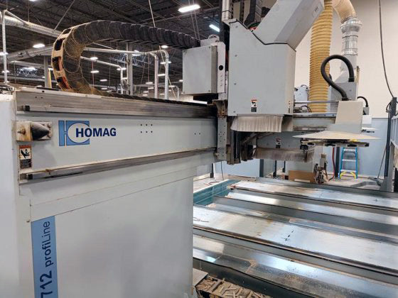 Homag 4 Axis Router Machine Used 2014 Homag PROFI Line 712 CNC Router – Highland Automation