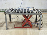 Used Roller Skate Conveyor and Scissor Lift