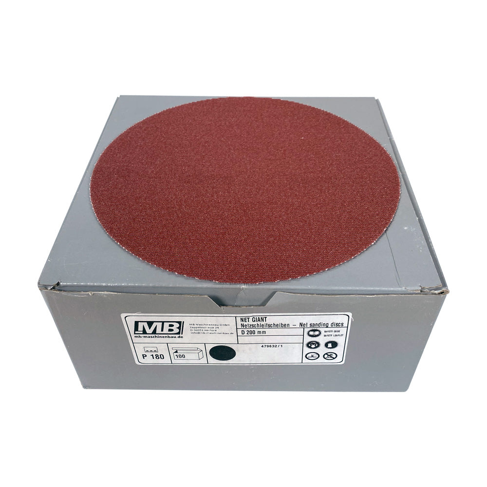 MB Sanding Disc 500NET-K180 Form 610 Velcro