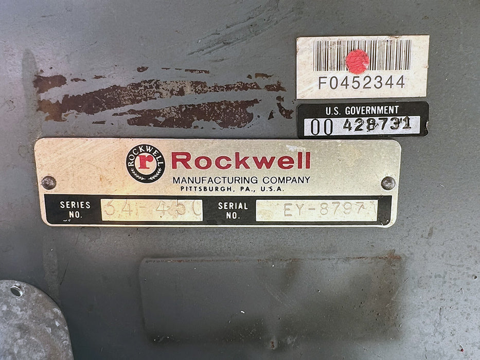 Used Rockwell Model 34-450 Unisaw