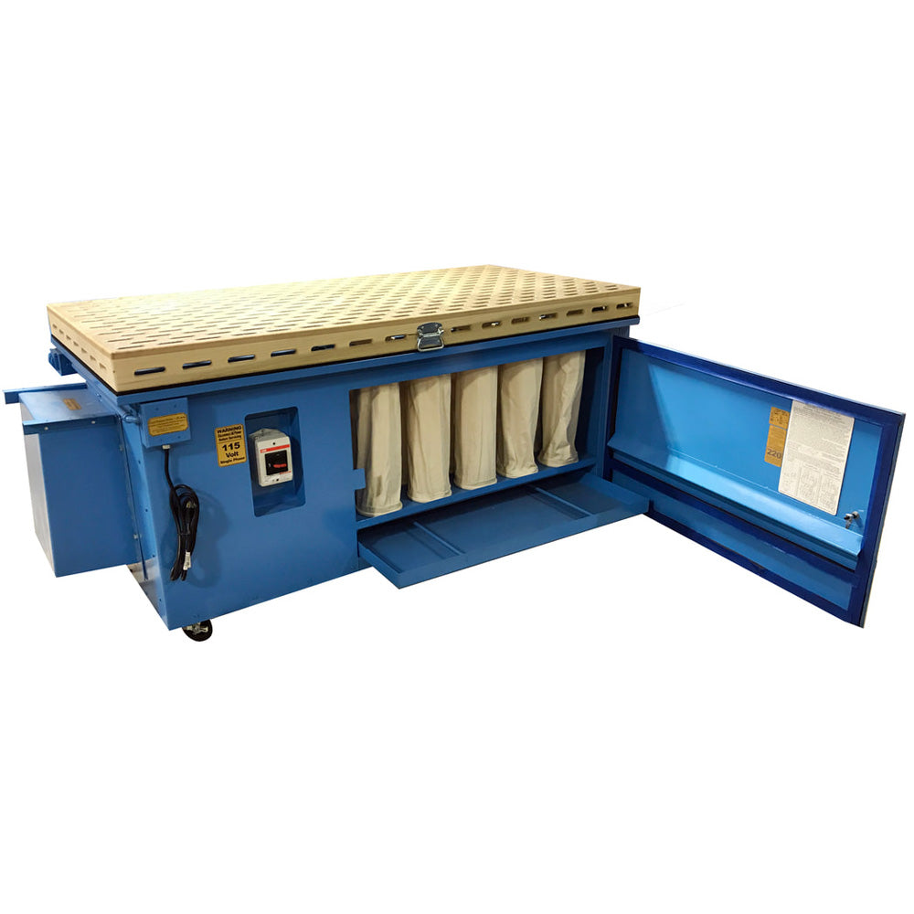 Denray Model 3672 Tube Filtration Downdraft Table