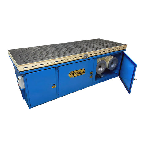 Denray Model 3696B Cartridge Filtration Downdraft Table