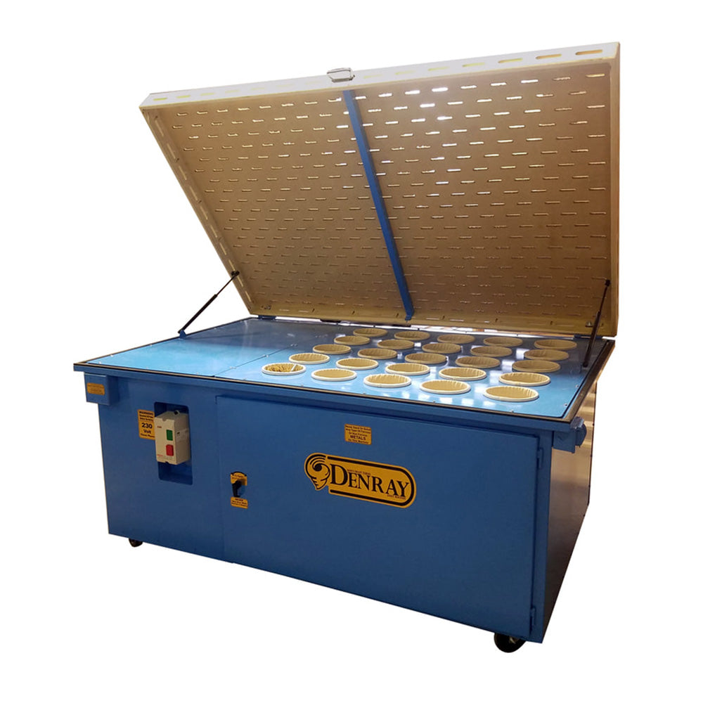 Denray Model 7200 Tube Filtration Downdraft Table