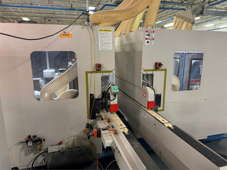 Used 2019 E-Chain ECT Series Angular Double End Tenoner Line