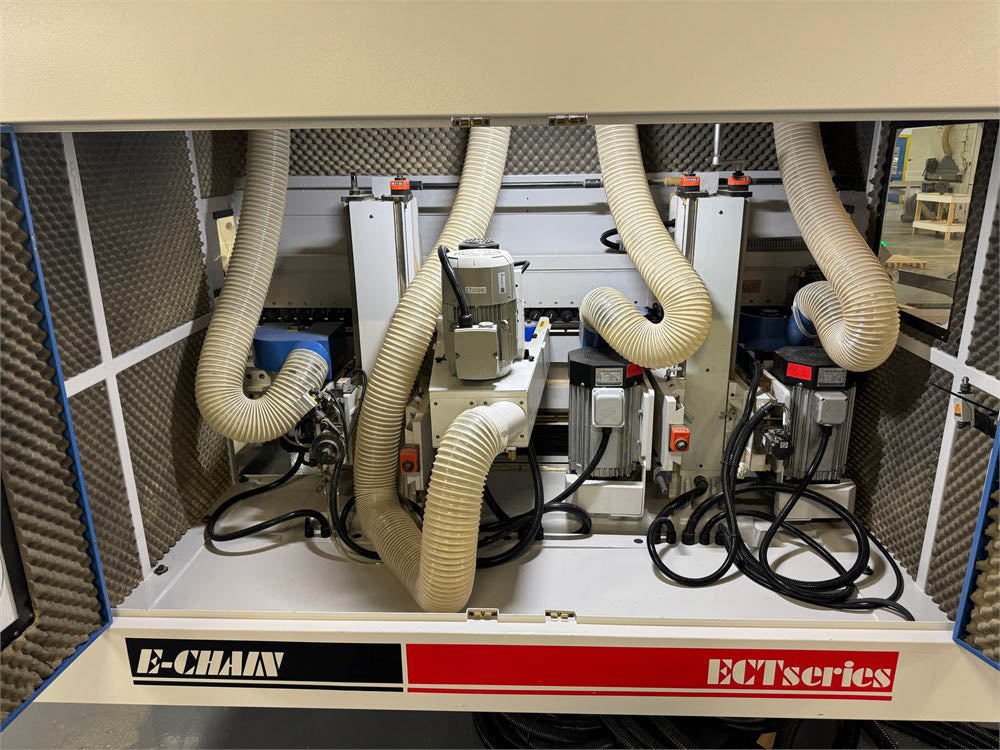 Used 2019 E-Chain ECT Series Angular Double End Tenoner Line
