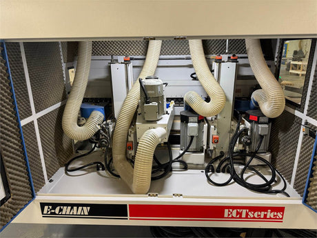 Used 2019 E-Chain ECT Series Angular Double End Tenoner Line