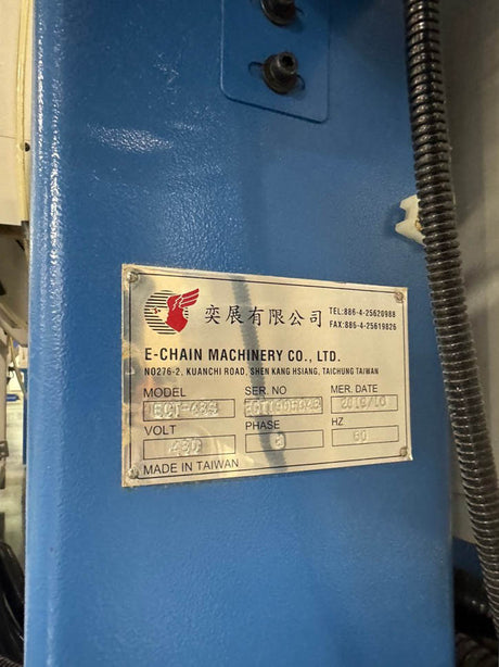 Used 2019 E-Chain ECT Series Angular Double End Tenoner Line
