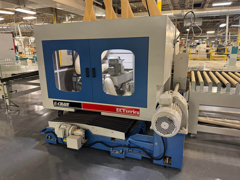 Used 2019 E-Chain ECT Series Angular Double End Tenoner Line