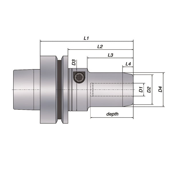 ETP Hydro-Grip Slender-1" HSK63F