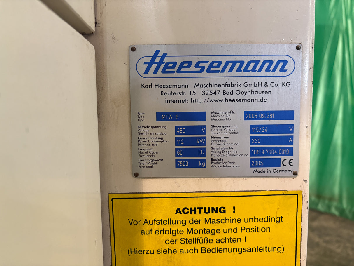 Used Heesemann MFA 6