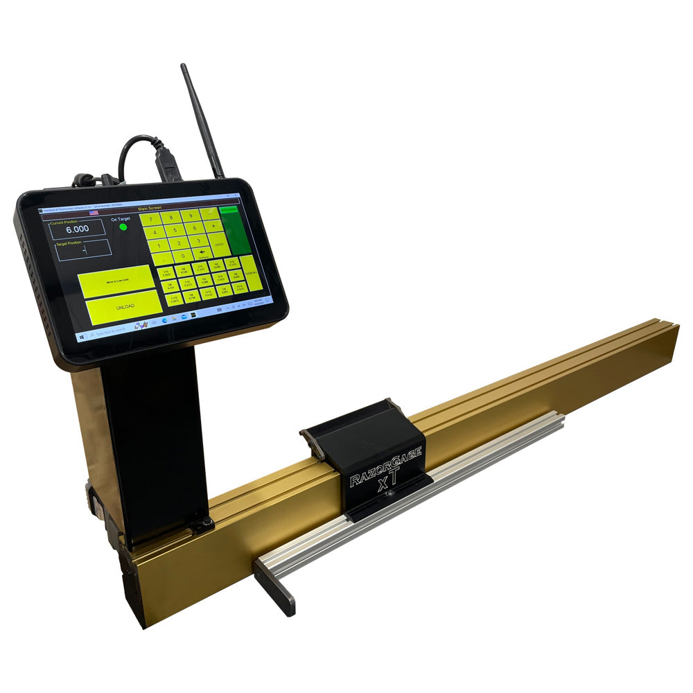 Automatic Measure Stop RazorGage XT-PC Measuring Stop for Saws – Highland Automation