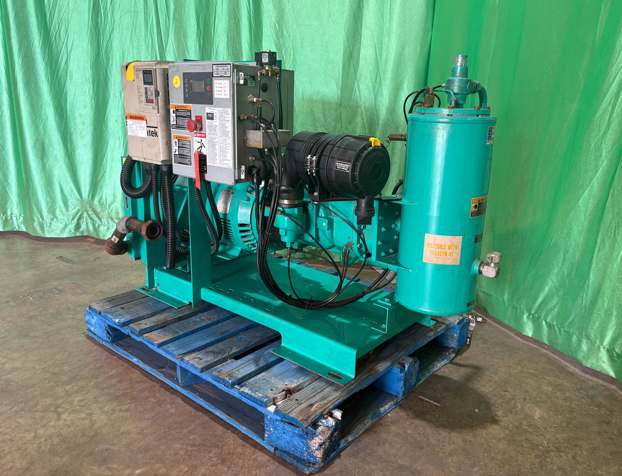 Used 2007 Sullivan Palatek D4-25 VFD Screw Air Compressor